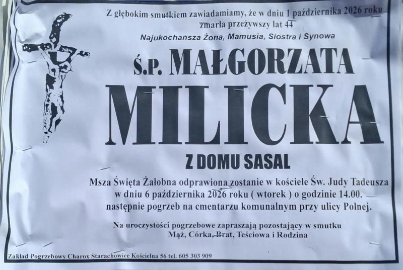 Małgorzata  Milicka z d. Sasal