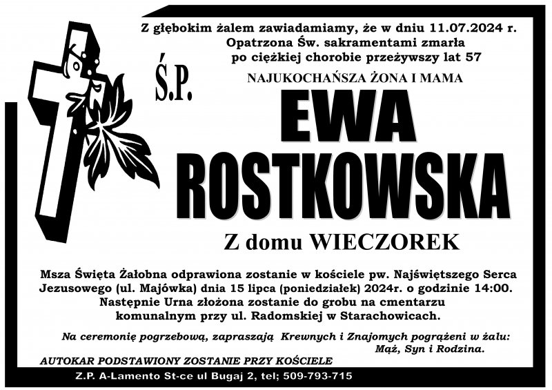 Ewa  Rostkowska z d. Wieczorek