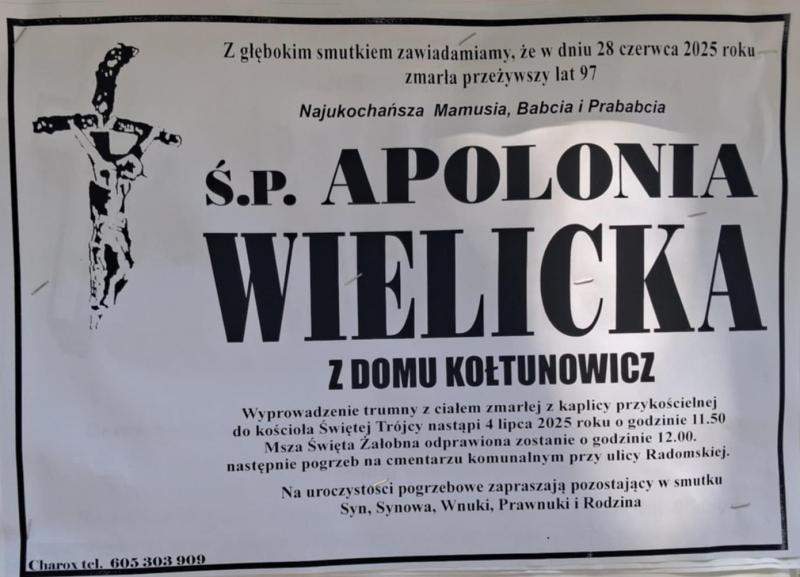 Apolonia  Wielicka z d. Kołtunowicz