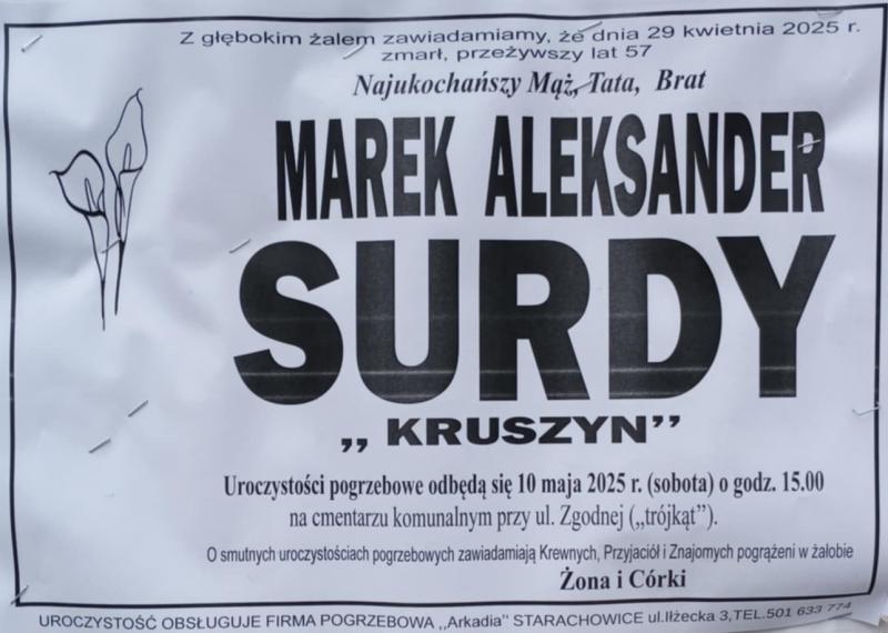 Marek Aleksander  Surdy ps. 