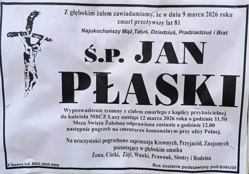 Jan  Płaski