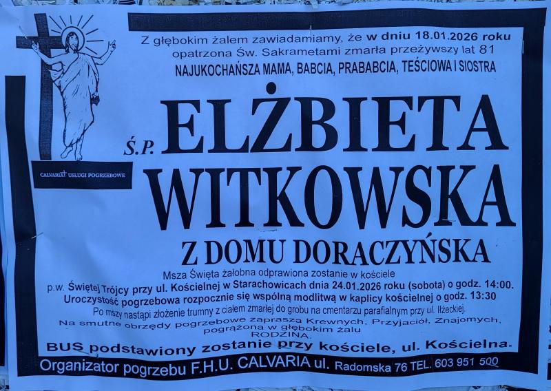Elżbieta  Witkowska z d. Doraczyńska