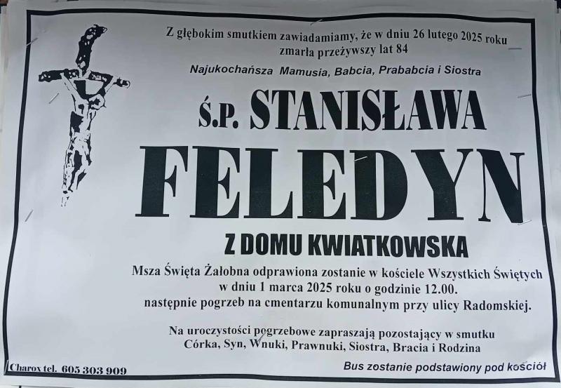 Stanisława  Feledyn z d. Kwiatkowska