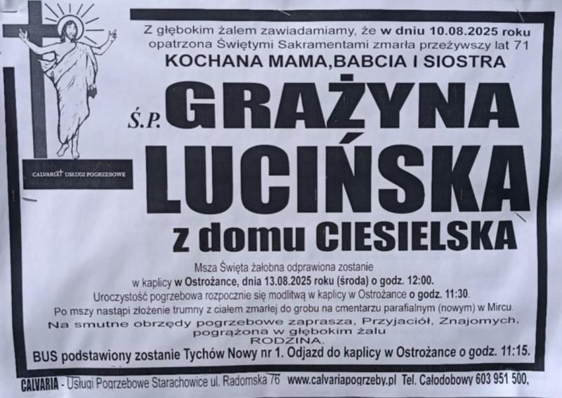 Grażyna  Lucińska z d. Ciesielska