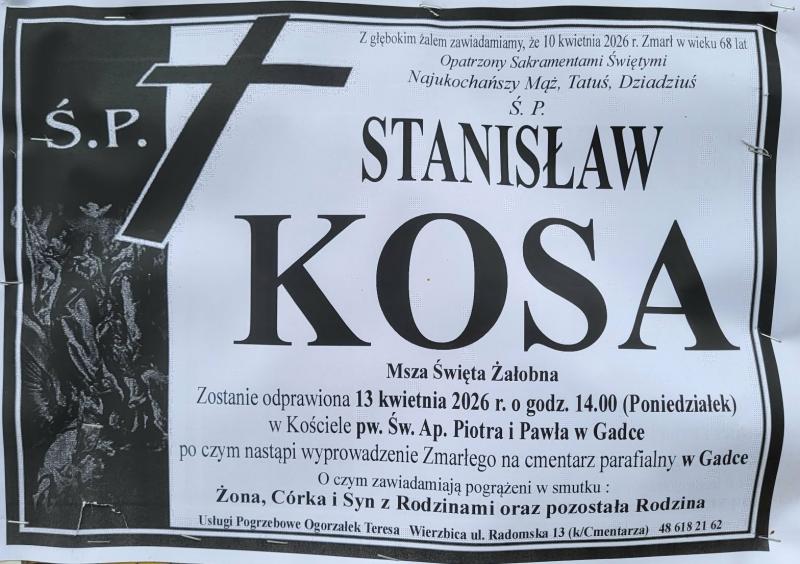 Stanisław  Kosa