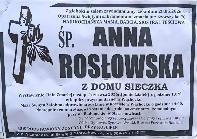 Irena Rosłowska z d. Sieczka