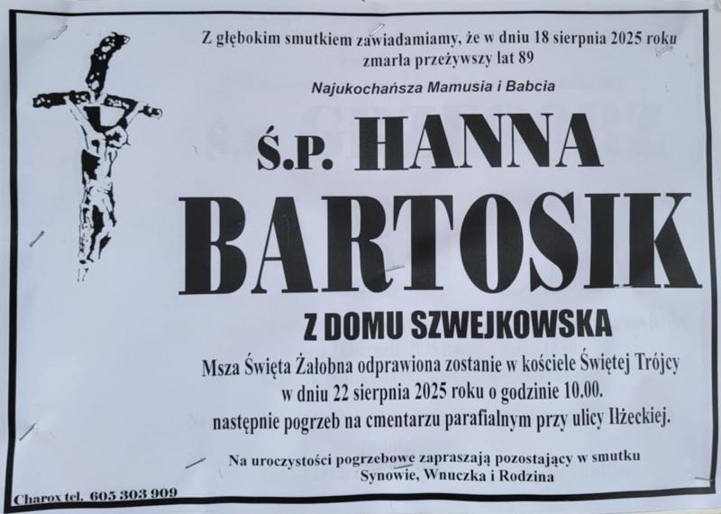 Hanna  Szejkowska z d. Bartosik