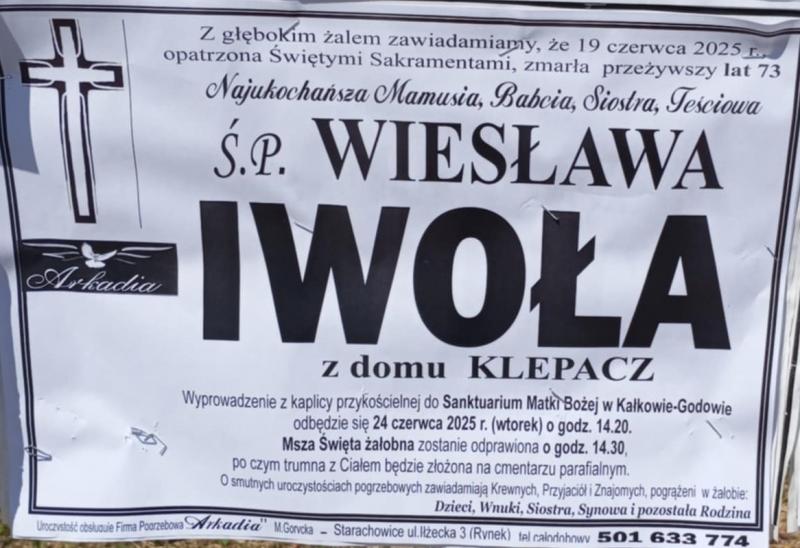 Wiesława  Iwoła z d. Klepacz