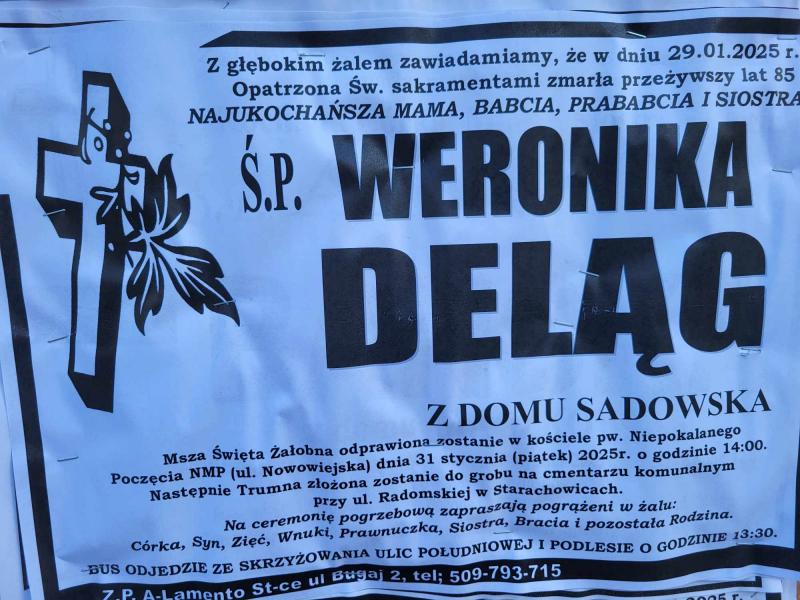 Weronika Deląg, z d. Sadowska
