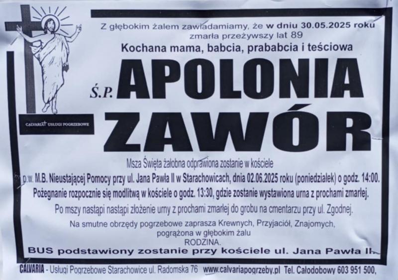 Apolonia  Zawór