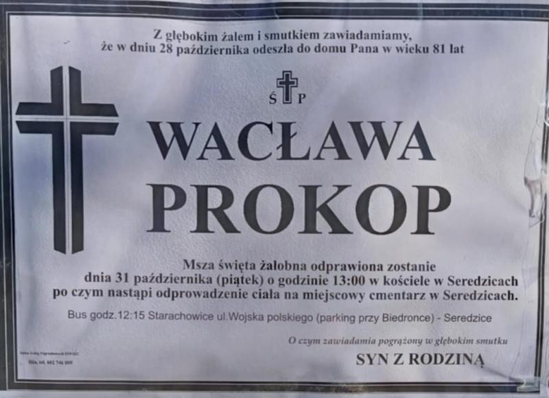 Wacława  Prokop