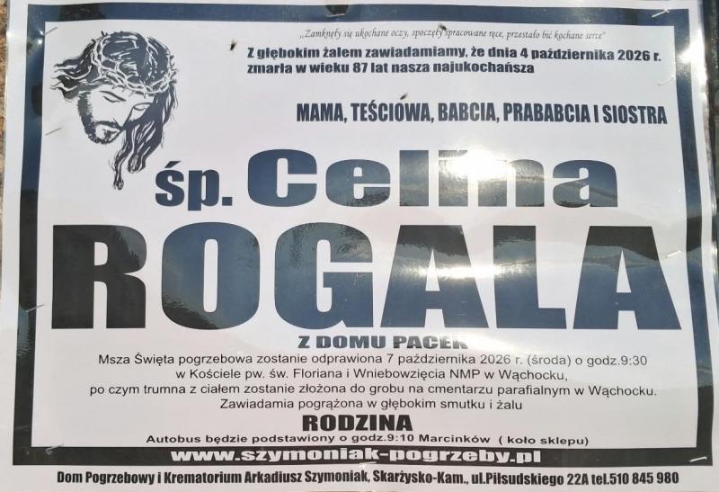 Celina Rogala z d. Pacek