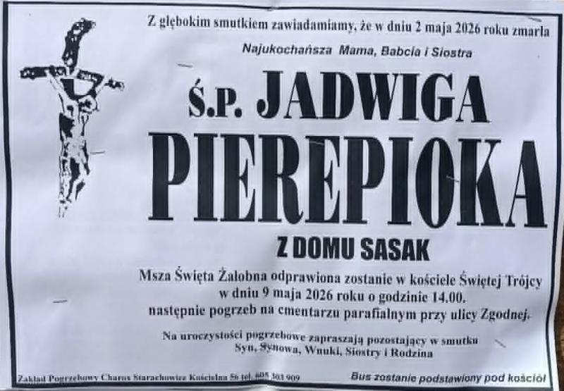 Jadwiga  Pierepioka z d. Sasak