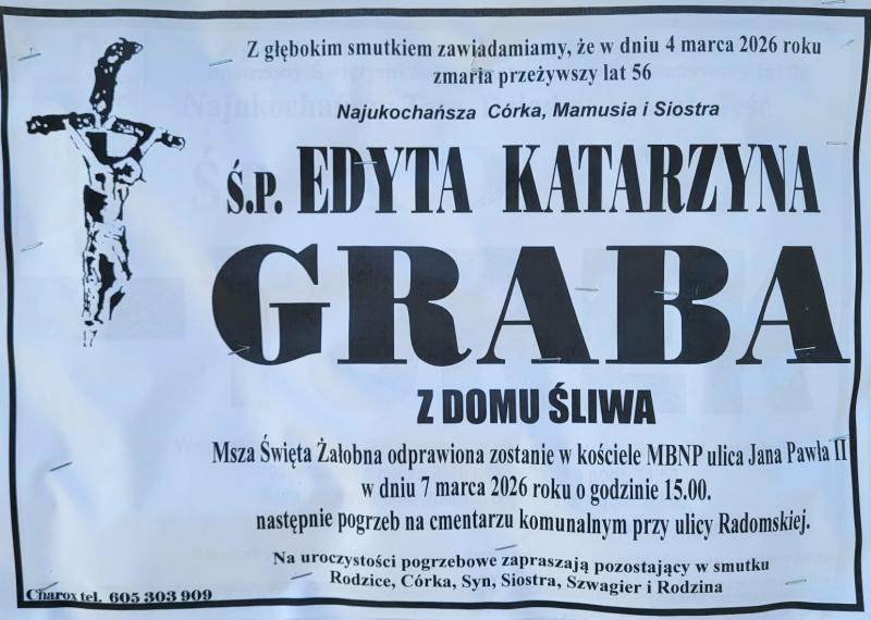 Edyta Katarzyna  Graba z d. Śliwa