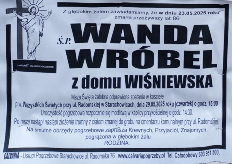 Wanda  Wróbel z d. Wiśniewska