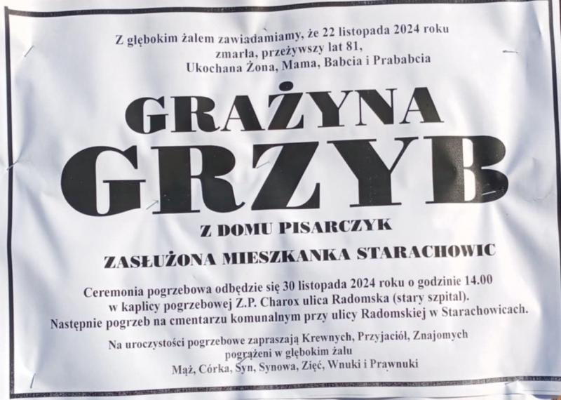 Grażyna  Grzyb z d. Pisarczyk