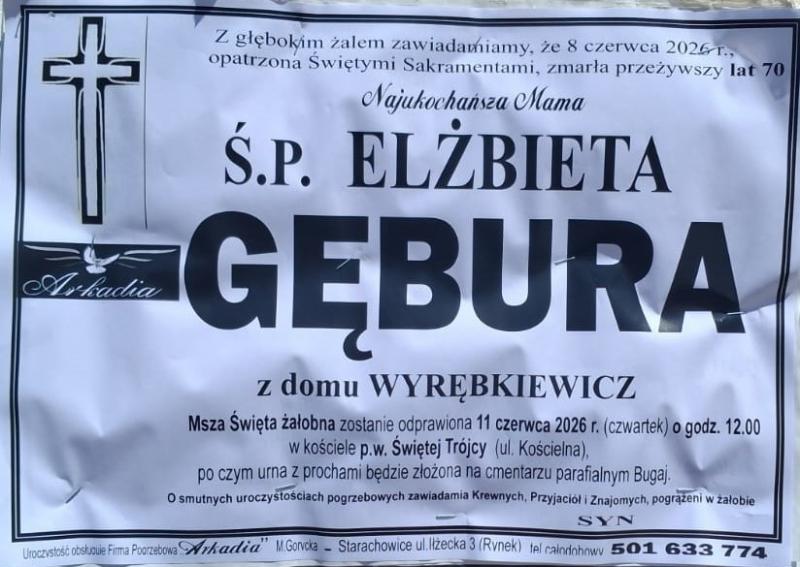 Elżbieta  Gębura z d. Wyrębkiewicz