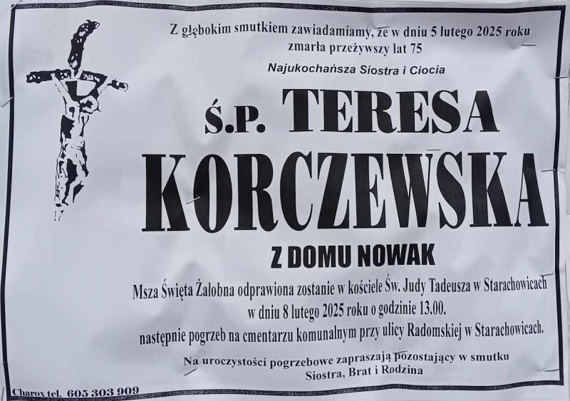 Teresa  Korczewska z d. Nowak