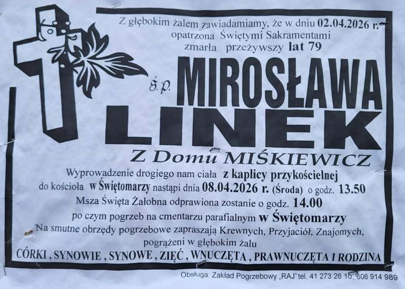 Mirosława  Linek z d. Miśkiewicz