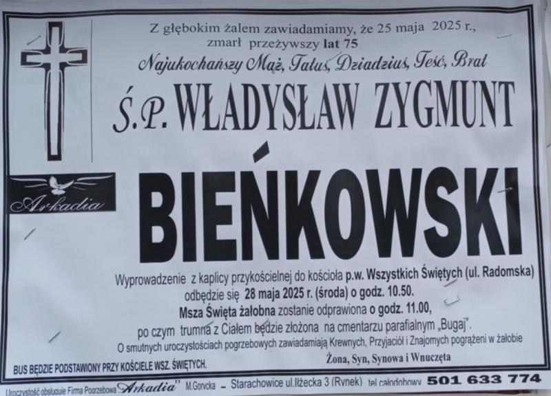 Władysław Zygmunt  Bieńkowski