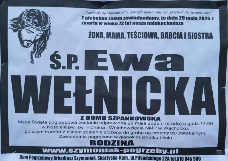 Ewa  Wełnicka z d. Szpankowska