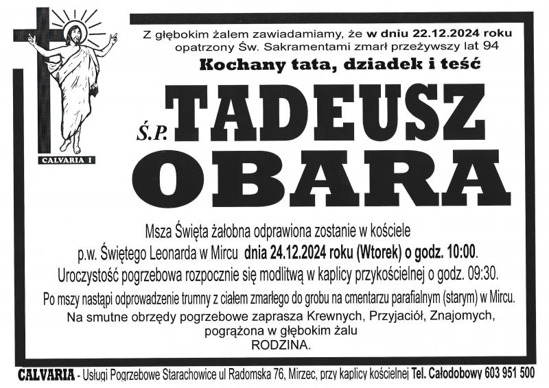 Tadeusz  Obara