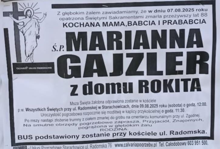 Marianna  Gajzler z d. Rokita