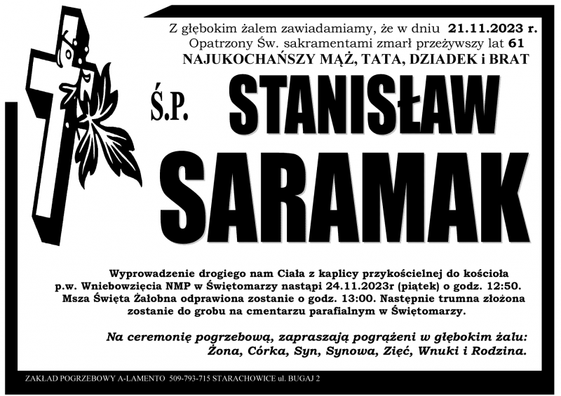 Stanisław  Saramak