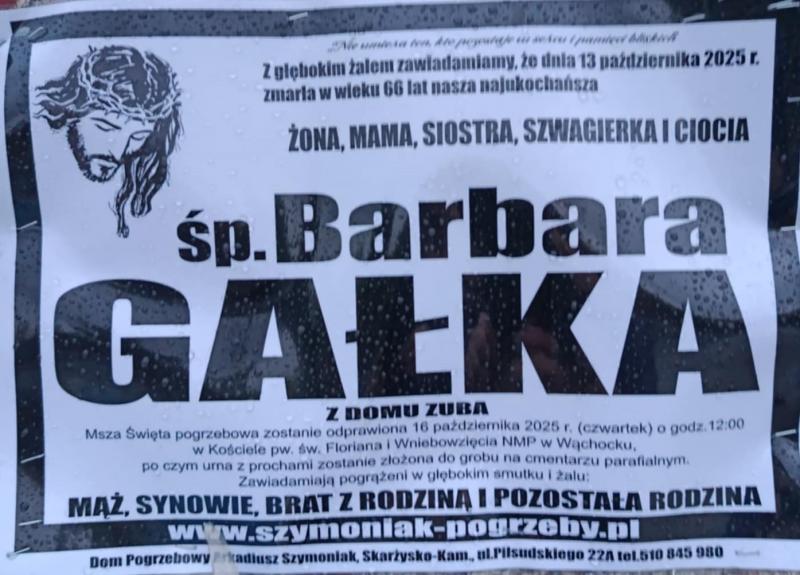 Barbara  Gałka z d. Zuba
