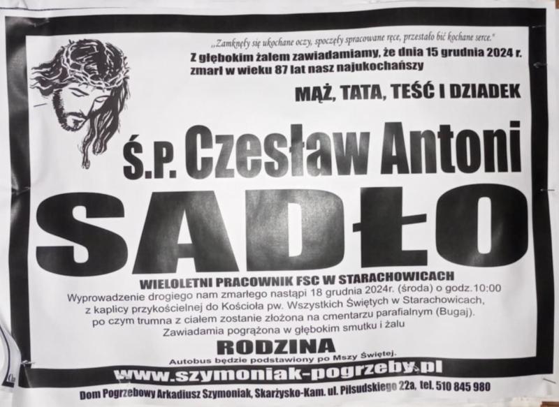 Czesław Antoni  Sadło