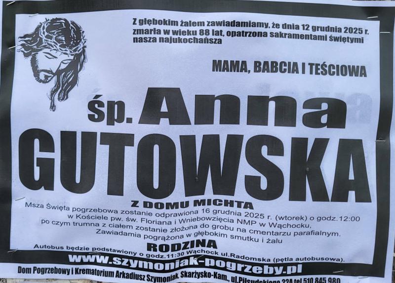  Anna  Gutowska z d. Michta