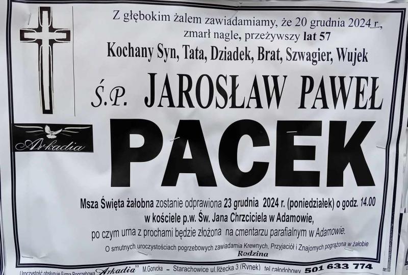 Jarosław Paweł  Pacek
