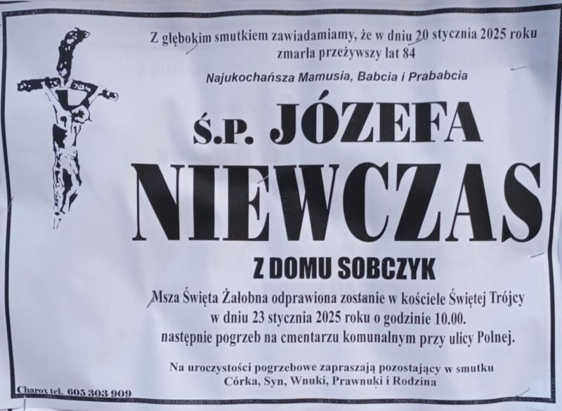 Józefa  Niewczas z d. Sobczyk