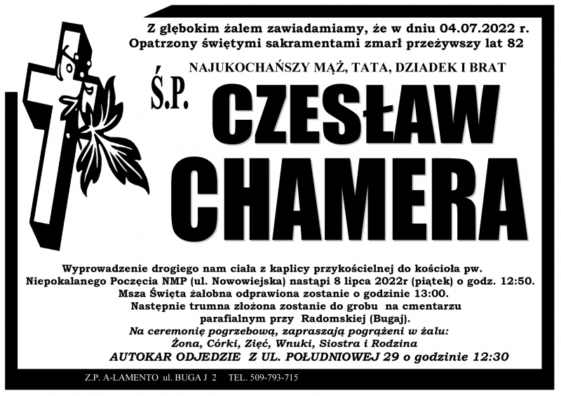  Czesław  Chamera