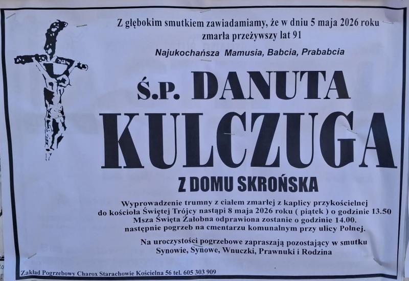 Danuta  Kulczuga z d. Skrońska