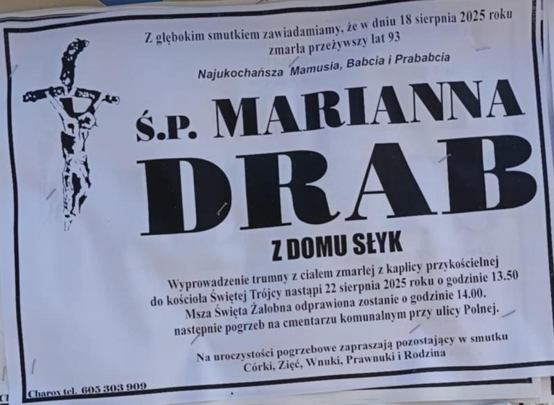 Marianna  Drab z d. Słyk