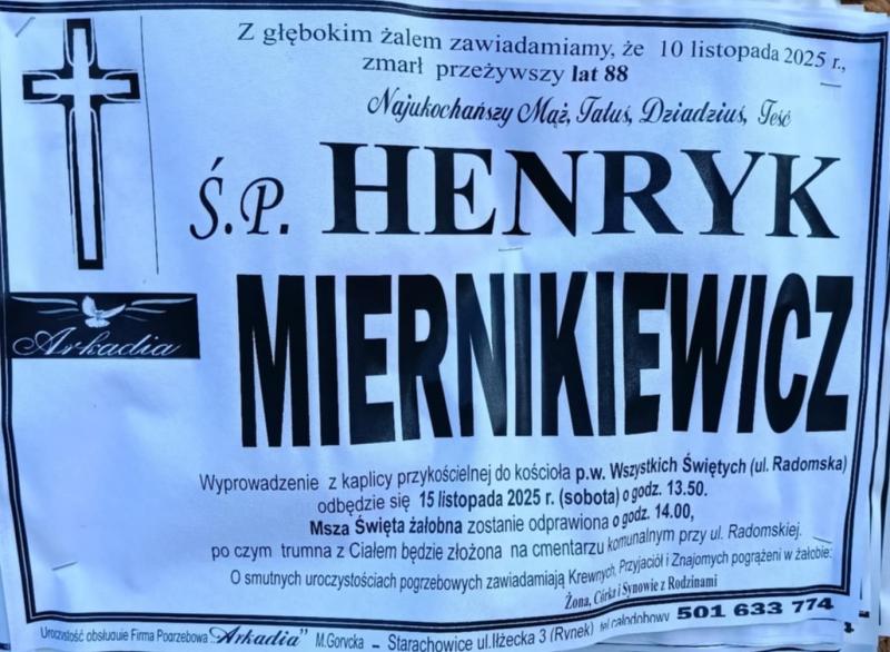  Henryk  Miernikiewicz