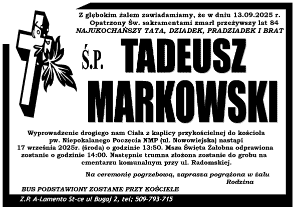Tadeusz  Markowski