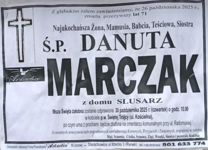 Danuta  Marczak z d. Slusarz