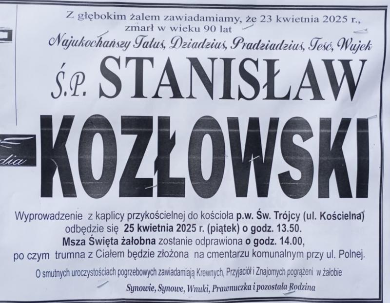 Stanisław  Kozłowski
