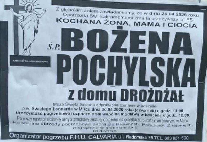  Bożena  Pochylska z d. Drożdżał