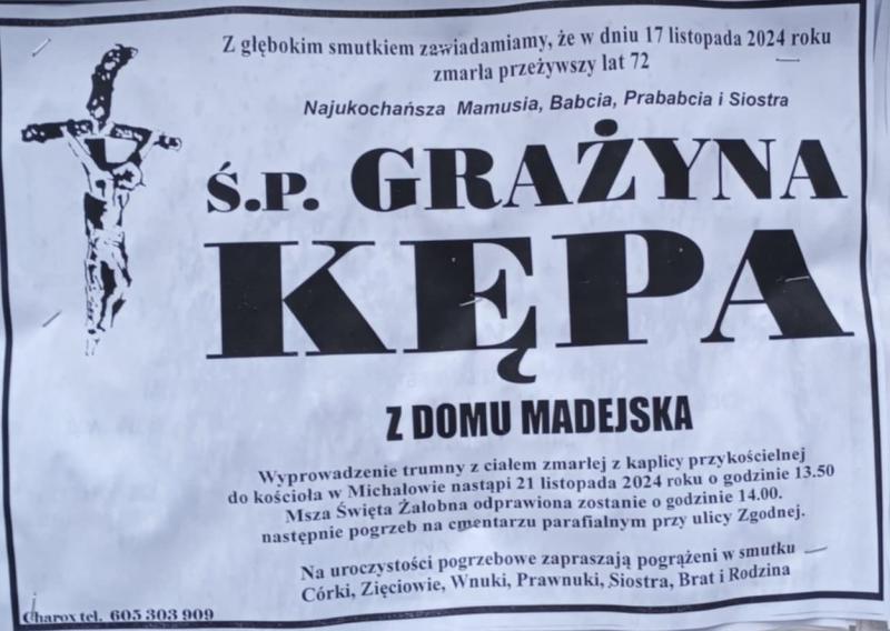 Grażyna  Kępa z d. Madejska