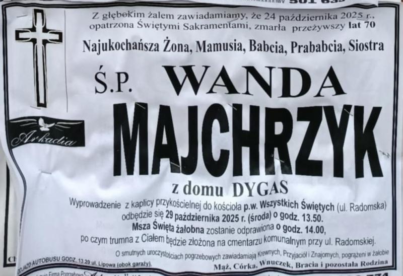 Wanda  Majchrzyk z d. Dygas
