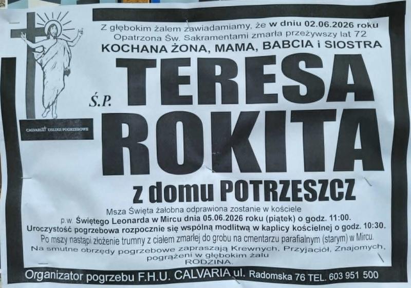 Teresa  Rokita z d. Potrzeszcz