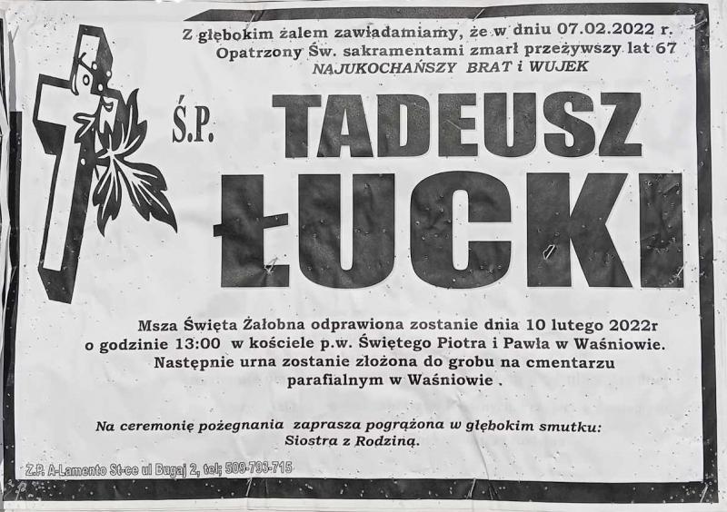 Tadeusz  Łucki