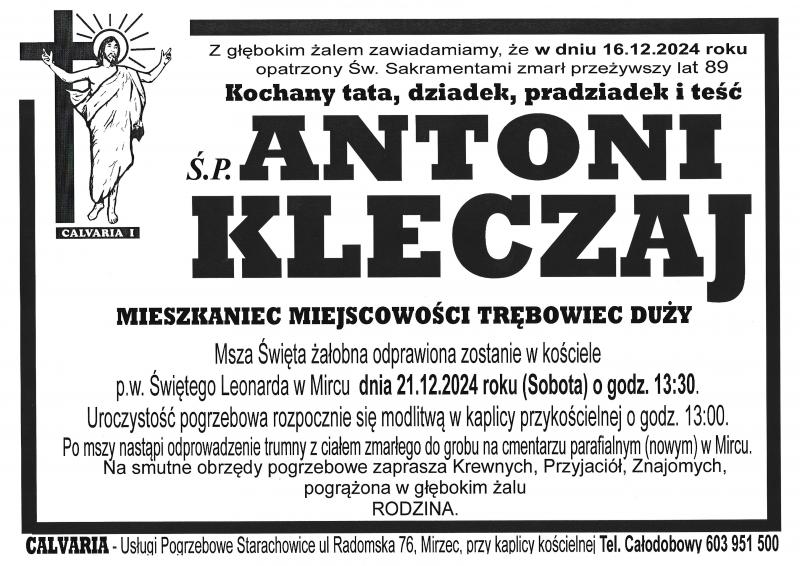 Antoni  Kleczaj