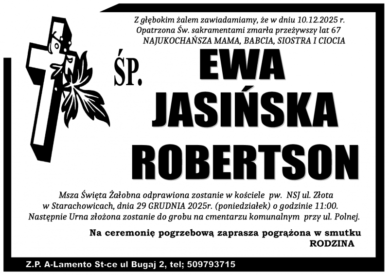 Ewa  Jasińska Robertson