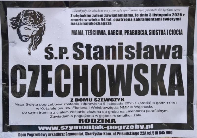 Stanisława  Czechowska z d. Szewczyk
