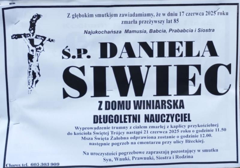 Daniela  Siwiec z d. Winiarska