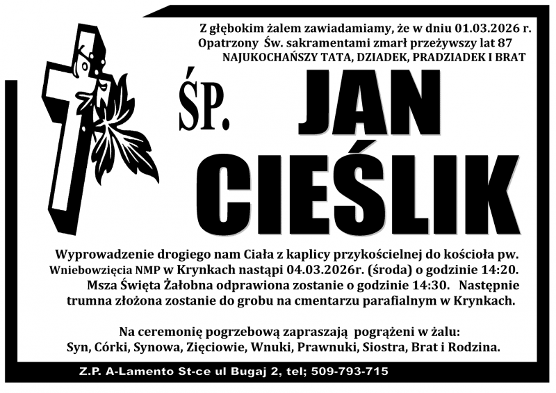 Jan  Cieślik